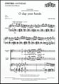 O Clap Your Hands SATB choral sheet music cover